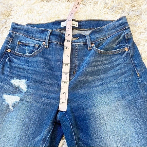 LOFT | Modern Skinny Mid rise Distressed Jeans Size 27/4 - Picture 10 of 11